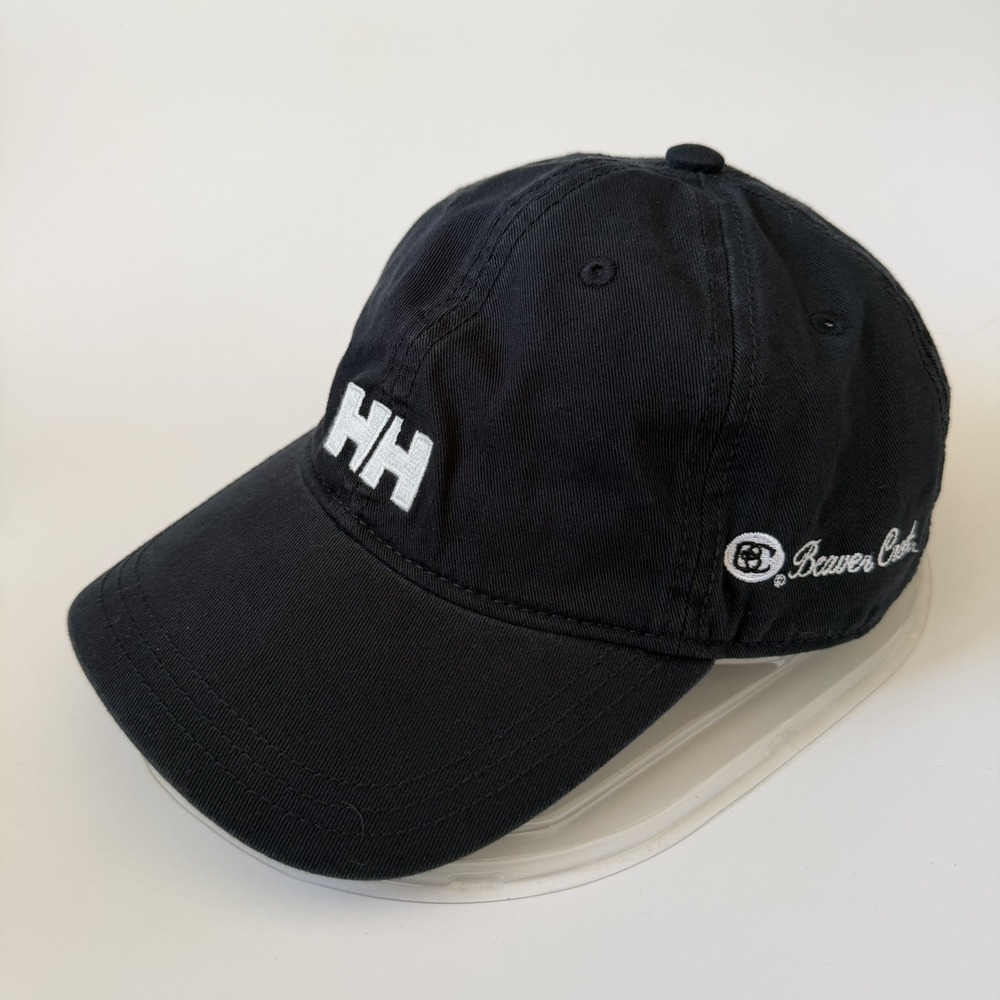 Helly Hansen Beaver Creek Hat Adjustable One Size Black Strapback Cap